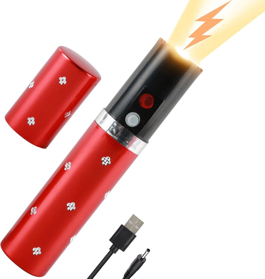 Lipstick Stun Guns Tazer and Flashlight Self Defense Weapons for Men and Women Accessories Teaser for Self Defense